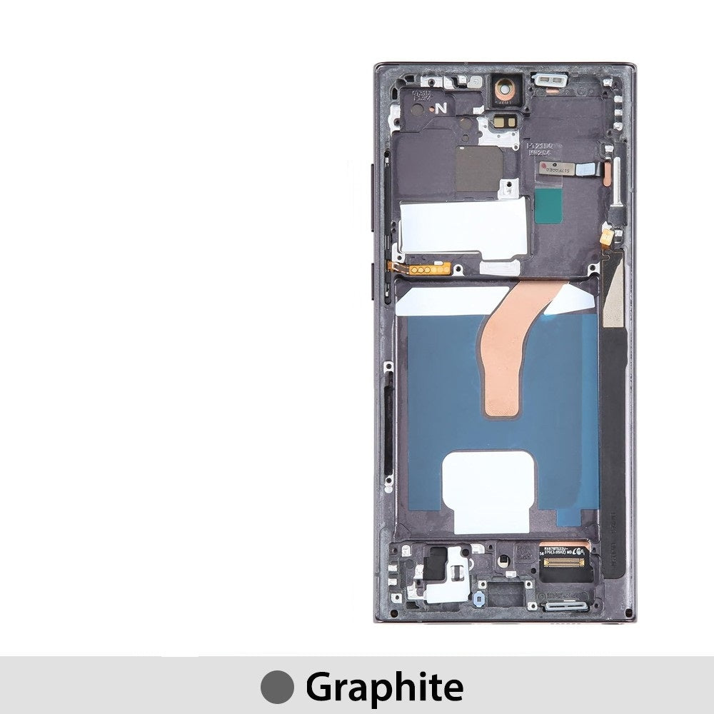 Yellow-Samsung Galaxy S22 Ultra 5G S908B OLED Screen Replacement-Graphite Yellow-Samsung Galaxy S22 Ultra 5G S908B OLED Screen Replacement-Graphite